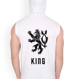 Fashnobic Printed Hooded Gym Vest FB-106_W_Back_pt-151 image 2