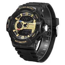 WEIDE Unisex Dial & Straps Analogue and Digital Alarm Watch WA8009-2C image 3