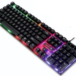 Enter Fighter USB Gaming Rainbow Led Keyboard with 104 keys, 1.5 PVC cable Compatible for Win10/Win8/Win7/Linux/Vista/Linux OS Laptop Keyboard Replacement Key-picture-28