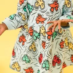 A Toddler Thing Girls Printed Tunic with Leggings image 3