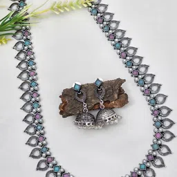 Oxy Jewels Gold-Plated Brass Jewellery Set-picture-25