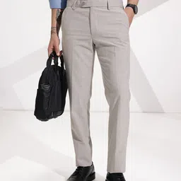 INVICTUS Men Slim Fit Formal Trousers-picture-18