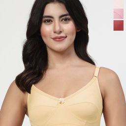 LILY Full Coverage Non Padded Non-Wired Back Closure Everyday Bra-picture-7