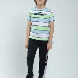 Monte Carlo Boys Striped Applique T-shirt image 3
