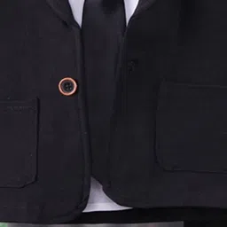 StyleCast x Revolte Infant Boys Single-Breasted Shirt Blazer & Trousers with Tie Suits image 4