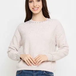 Madame Women Pullover with Applique Detail-picture-35