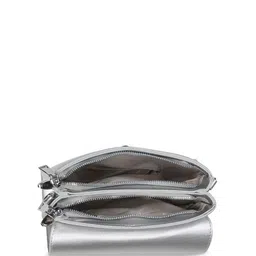 Monrow Women Solid Structured Sling Bag image 5