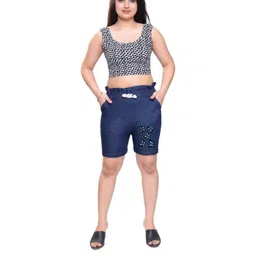 MIRAKSH Blue Denim Shorts-picture-44