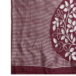 VARNI FABRICS Floral Silk Blend Ikat Saree image 3