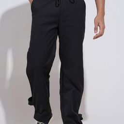 SHOWOFFFF Men Regular Fit Low-Rise Cotton Trouser-picture-4