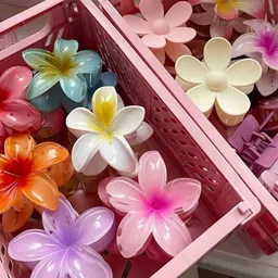 Elecsera Set Of 12 Flower Design Nonslip Clutchers-image-38