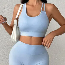 Outzidr Shoulder Strap Top & Shorts Co-OrdsSet image 3