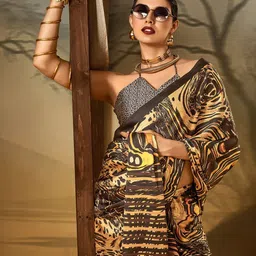 Sangria Printed Wear Saree With Unstitched Blouse-picture-31