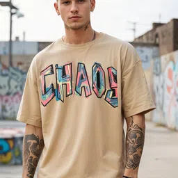 SMARTEES Typography Printed Oversize Cotton T-shirt-picture-13