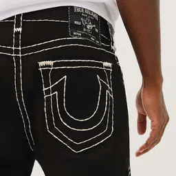 True Religion Men Slim Fit Mid-Rise Slash Knee Jeans image 5