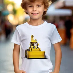 Samridhi Garments Unisex Kids BLENDED Tshirts-picture-49