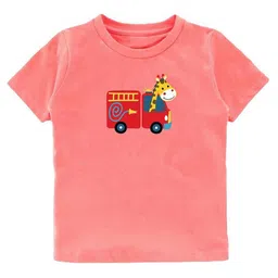 KAVEE Kids V-Neck Pure Cotton Applique T-shirt-picture-36