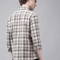 U.S. Polo Assn. Denim Co. Checked Pure Cotton Casual Shirt image 2