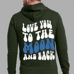FastColors Men Printed Hooded Sweatshirt image 2
