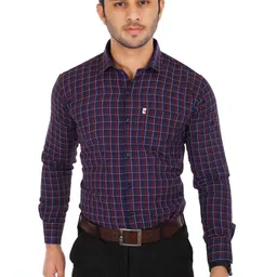 Marc Laurent Men Checked Casual Shirt image 2