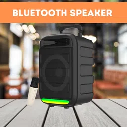 SYARA Monster (WIRELESS TOWER SPEAKER) Dynamic Thunder Sound With Karaoke MicH430 35 W Bluetooth Tower Speaker image 1