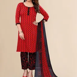 Moda Rapido Chevron Printed Unstitched Dress Material-picture-21