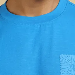 Allen Solly Men Graphic Printed Round Neck Cotton T-shirt image 2