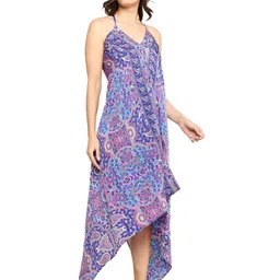KALINI Women Bohemian Trend Fit & Flare Dress image 4