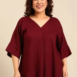 The Pink Moon Linen Top image 3