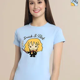 Mast & Harbour Women Typography 2 Printed Applique T-shirt image 1