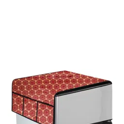 The Furnishing Tree Maroon PVC Fridge Top Cover image 4