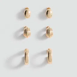 MANGO Set of 3 Contemporary Earrings-picture-23