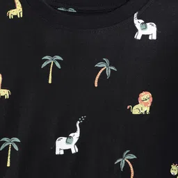makemyfab Kids Boys Graphic Printed Pure Cotton T-Shirt image 4