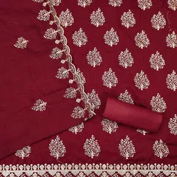 Maroosh Embellished Unstitched Dress Material image 4