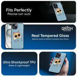 QRIOH Quirky Printed iPhone 15 Pro Max Back Case Mobile Accessories image 2