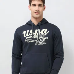 U.S. Polo Assn. Denim Co. Men Printed Hooded Sweatshirt-picture-42