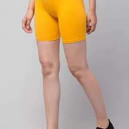 DRAXSTAR Women Pack of 2 Skinny Fit Low-Rise Shorts image 5