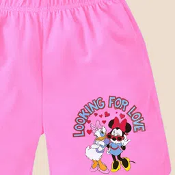 YK Disney GirlsPack of 5 Humour and Comic Printed Shorts image 5