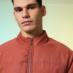 HRX by Hrithik Roshan Padded Mock Collar Jacket image 5