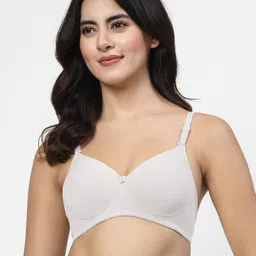 LILY dapyklis Women Pack Of 2 Full Coverage Lightly Padded Non Wired Regular T-shirt Bra image 3