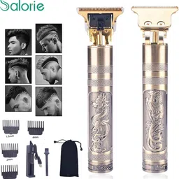 UZAN Professional 799 Golden Rechargeable Golden Trimmer Beard Trimmer M36 Fully Waterproof Grooming Kit 90 min Runtime 4 Length Settings-picture-13