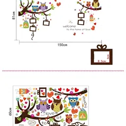 Jaamso Royals Blue & Red 3D Printed Self Adhesive Wall Sticker image 5