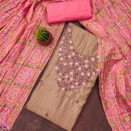 KALINI Embroidered Unstitched Dress Material-picture-32