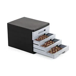 Mopak Decor Brown Set of 1 Regular Shelf Liner Organisers image 3