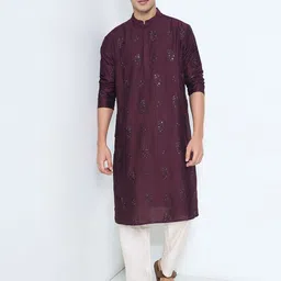 indus route by Pantaloons Men Ethnic Motifs Kurta image 4