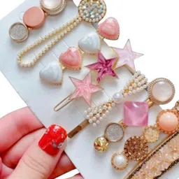 HANDBAG COLLECTION Women Embellished Tic Tac Hair Clip image 2