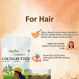 ManHar Organics Raw Organic Coco Butter - 100 g image 4