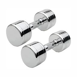 HackerX Set Of 2 Chrome Plated Steel Dumbbells 7.5 kg Each-picture-34