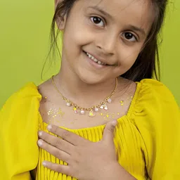 SWASHAA Girls Gold-Plated Necklace-image-10