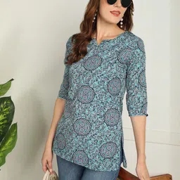 Moda Rapido Women Polyester Straight Kurtis-picture-21